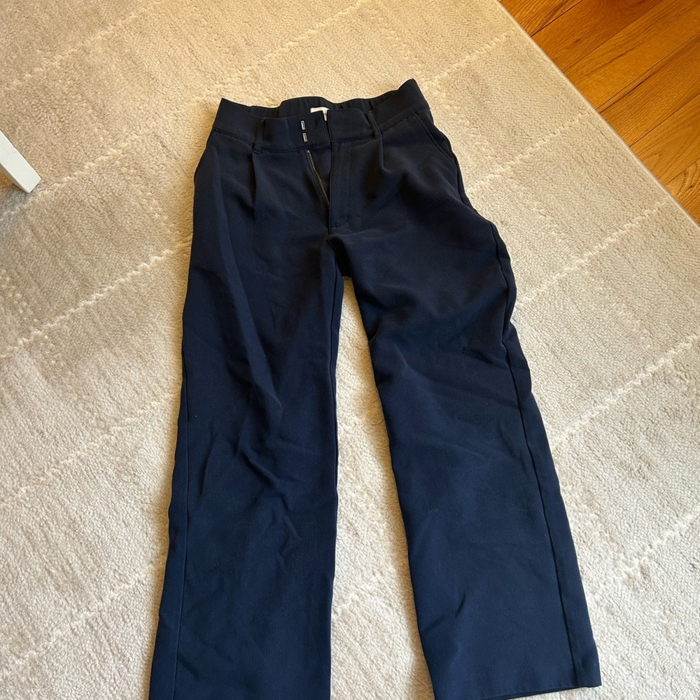 Abercrombie & Fitch Blue Wide Leg Pants